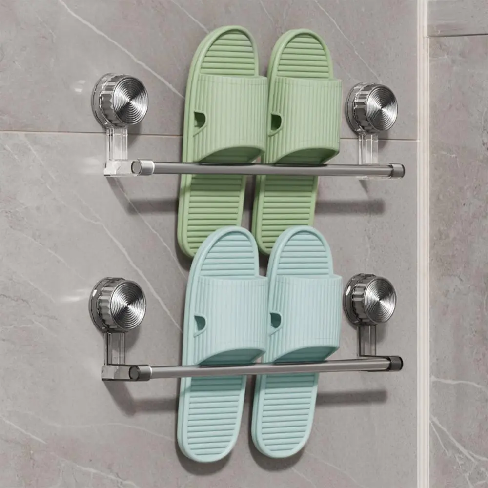 Description Picture 4 of itemsuction cup wall mounted towel rack bathroom horizontal bar towel Rack Toilet Vacuum Suction Cup Towel Bar Bathroom Accessories