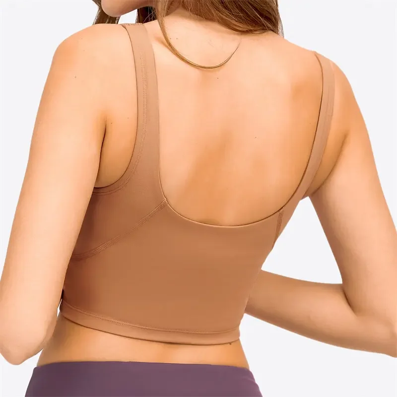 Yoga Crop Tank Top Built-In Bra 3