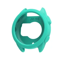 Smartwatch Soft Silicone Protective Case Shell and Screen Protector Cover - Forerunner 165 (Mint green)