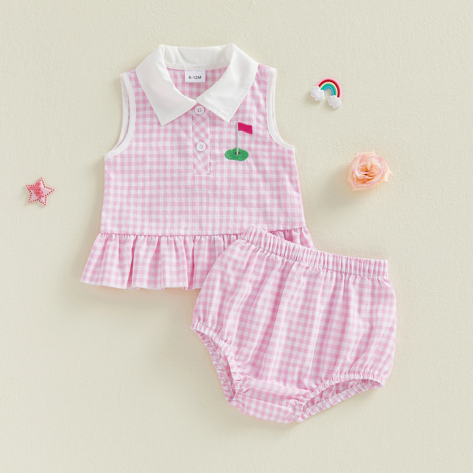 Toddler Girls Cute Floral Print Ruffle Sleeveless Top and Shorts Set for Summer Beach Vacation Outfits