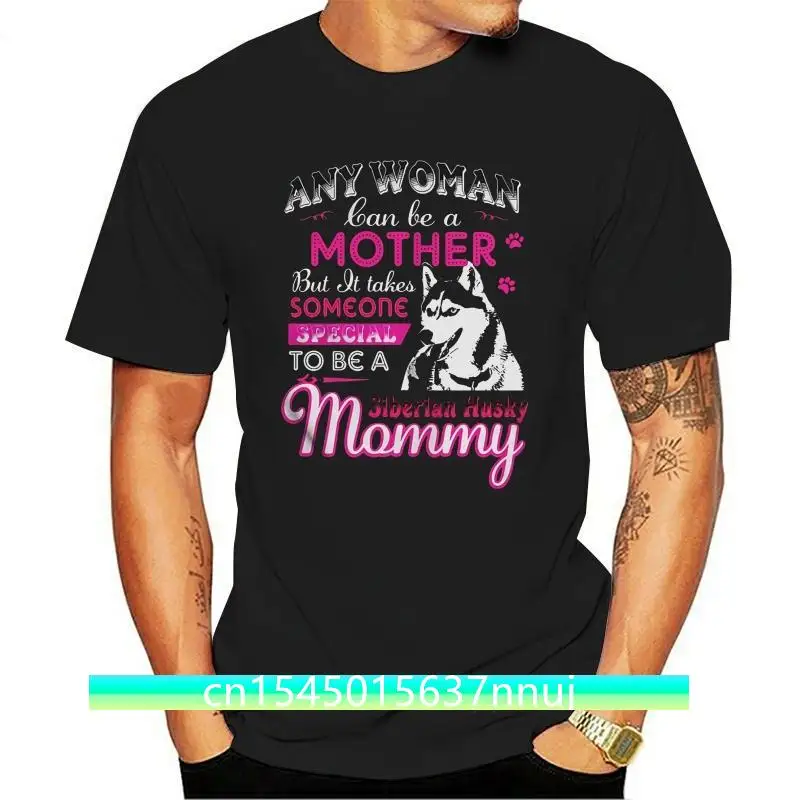 

Funny Men t shirt Women novelty tshirt Siberian Husky mom shirt cool T-Shirt