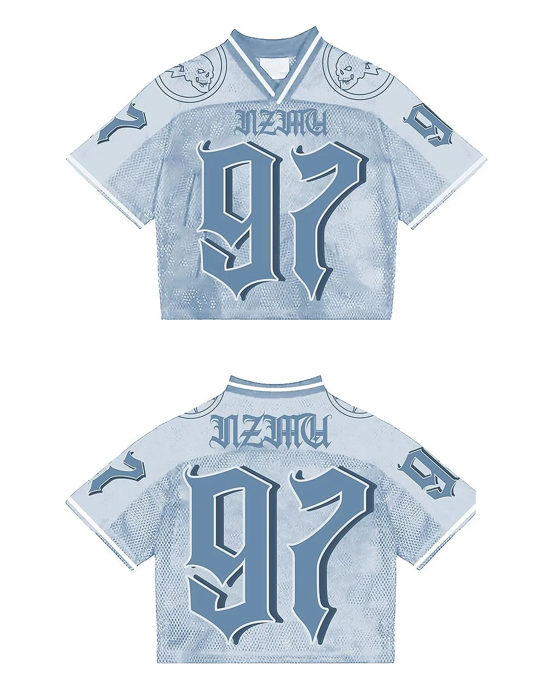 Trendy street retro hip-hop baseball sportswear couple short