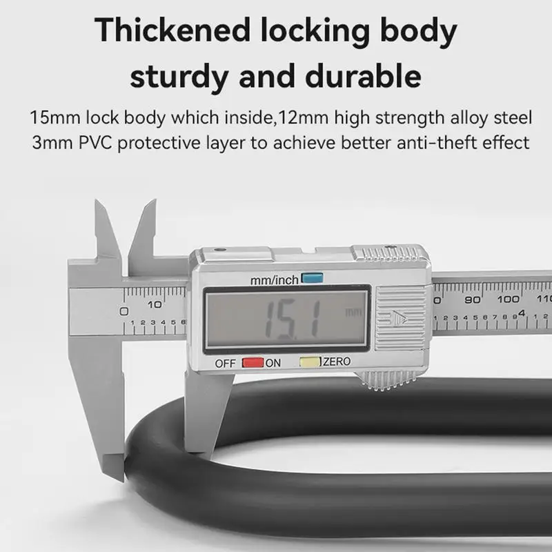 U Lock Bicycle U Shape Combination U Lock With Bracket Sturdy Anti-Theft Bicycle Lock Convenient Bracket Secure U Locks For