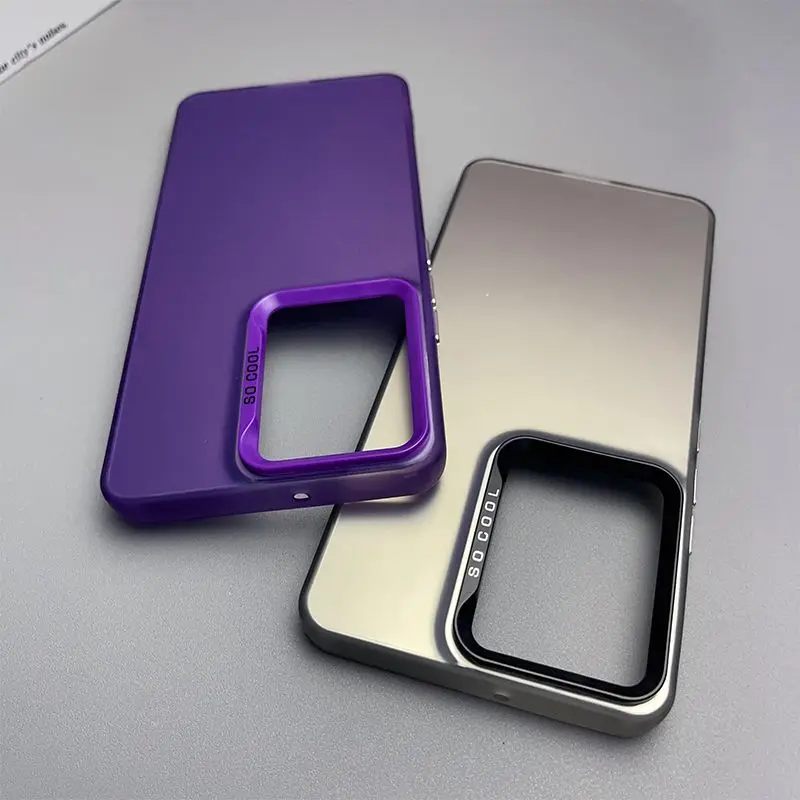 Luxury Metallic Aurora Skin Matte Phone Case Cover