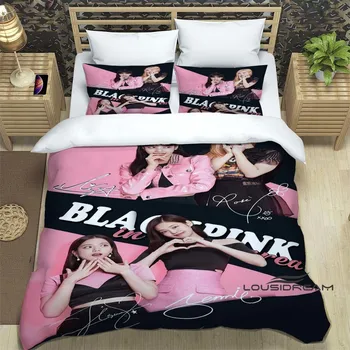 Parure De Lit Kpop Demon Hunters Enfant - Housse Couette 135x200cm