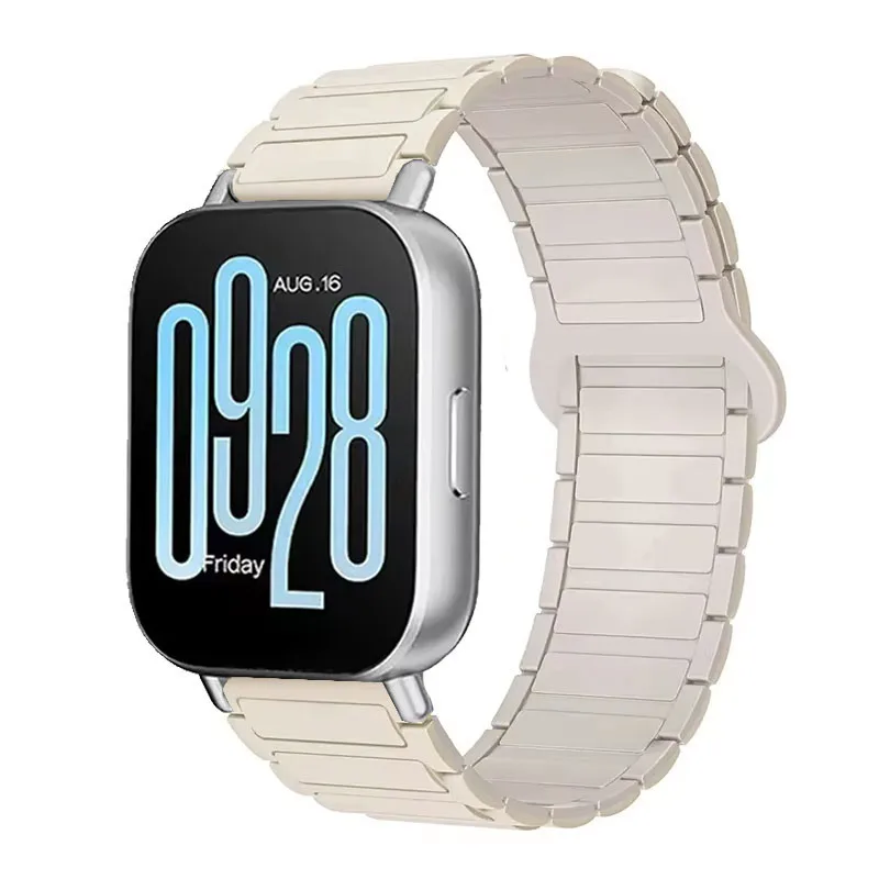 Magnetic Silicone Loop Strap Wristband, 22mm