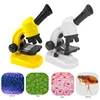 Microscope Kit 1600X Lab Biological Microscopio Toys High Magnification for Children's Home School Science Experiment Gifts 1