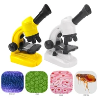 Microscope Kit 1600X Lab Biological Microscopio Toys High Magnification for Children's Home School Science Experiment Gifts 1