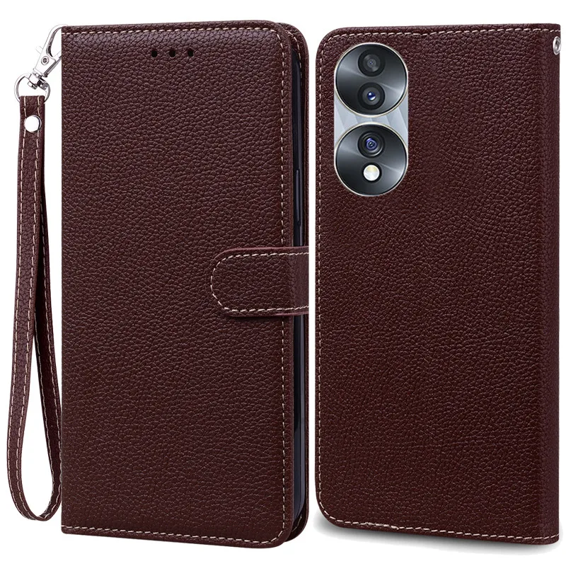 Leather Wallet Flip Case - Elegant Full Cover Coque  Etui