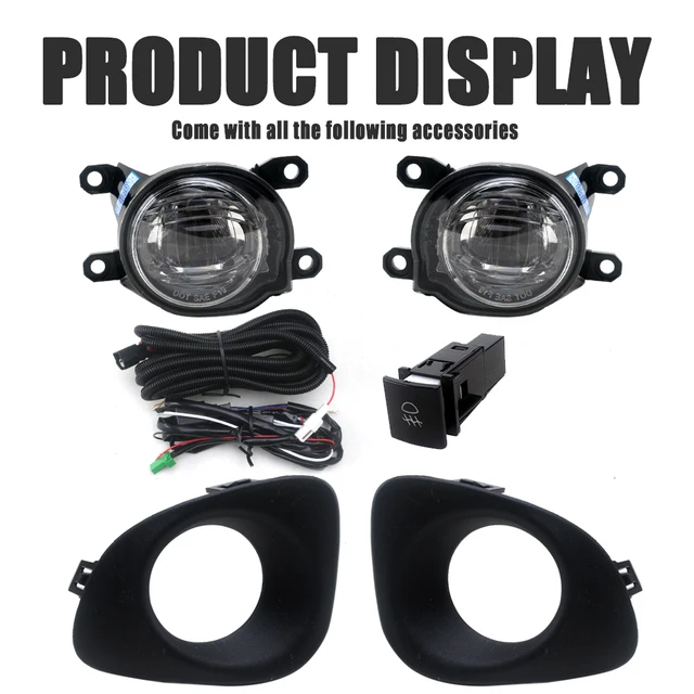 Front Bumper Fog Lamp Upgrade Kit For Toyota COROLLA CROSS