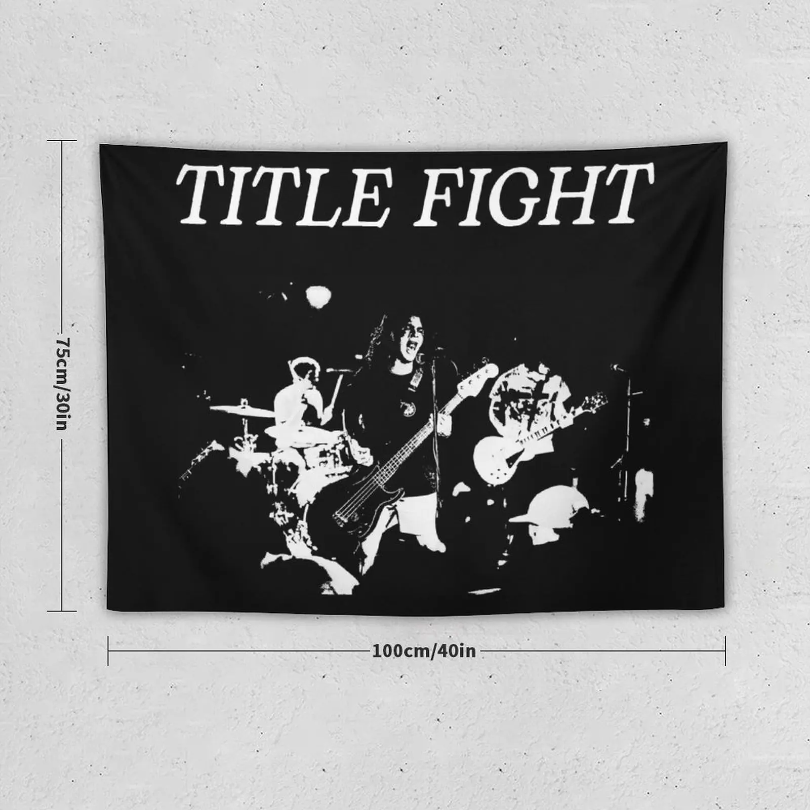 Title Fight Tapestry Room Decore Aesthetic Bedroom Deco Wall Tapestry