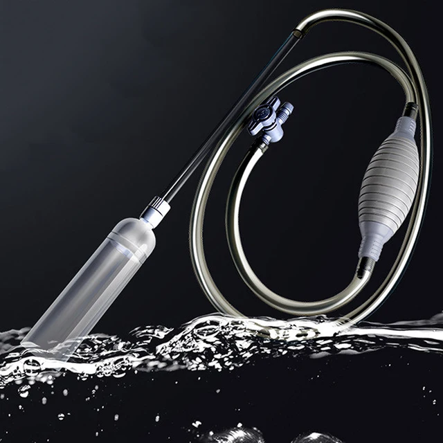1.5m Easy to operate Aquarium Clean Fish Tank Vacuum Siphon Pump Cleaner Tool 2