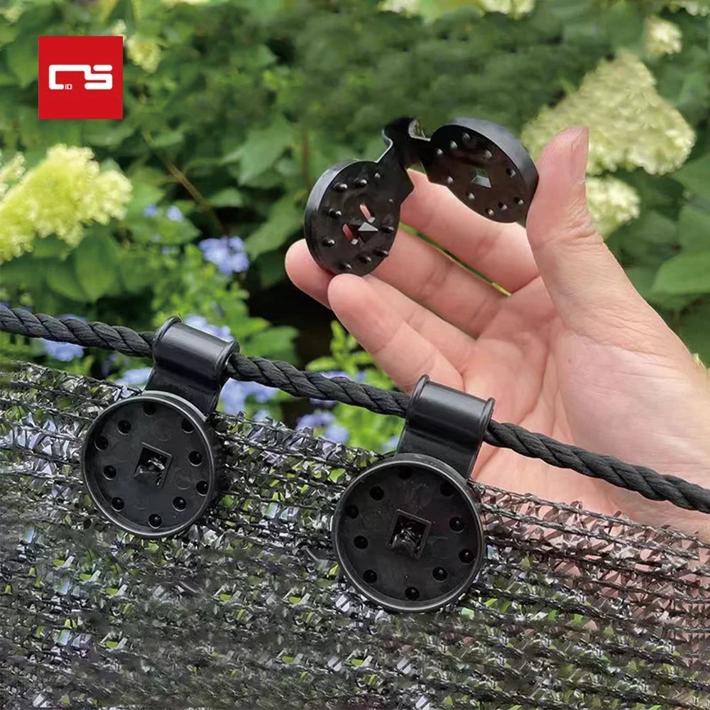 50/20/10 Pcs Sun Shade Net Sails Clip Garden Tools Shade Cloth Fix