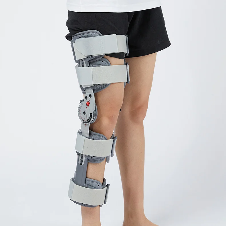 Hinged Knee Support Brace Knee Immobilizer Brace Adjustable 0-120 Angle  Knee Brace Protector Orthopedic Patella Knee Leg Band