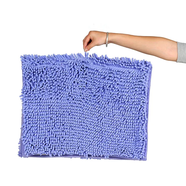 Tapis à mémoire de forme bon marché, en polymères de bain, épais, pour toilettes, salle de bain, salon, porte, absorbants 4