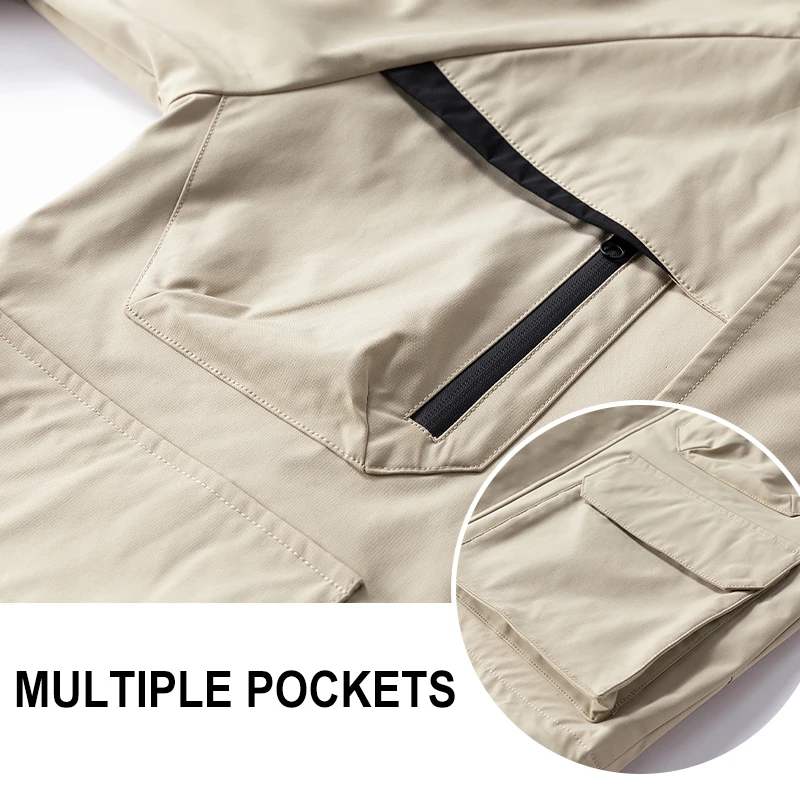 Unisex Hiking Jacket Waterproof Windbreaker for Outdoor Activities
