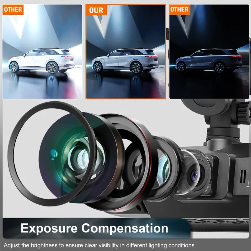 Dashcam for Cars 4 Channel Black Box WiFi Driving Camera FHD 1080P Night Vision Loop Recording Add Hardwire Kit Car Accessories - Image 4