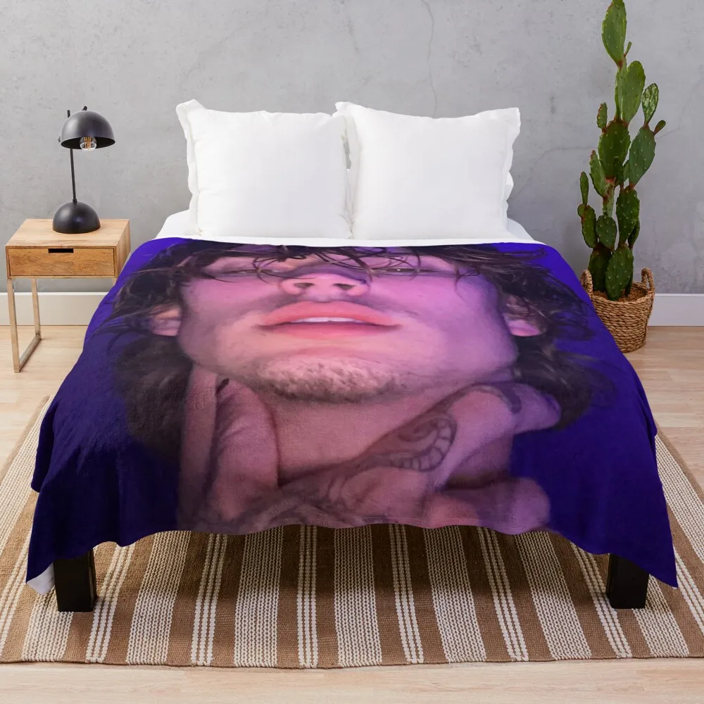 Vinnie hacker Throw Blanket Winter bed blankets valentine gift ideas