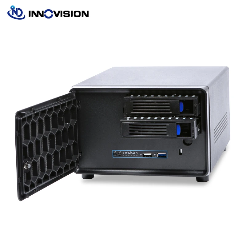 Hotswap Nas Chassis de Armazenamento Baías Hdd Suporte Mini Itx Motherboard Home Office Armazenamento de Data 2023 Novo - Imagem 5