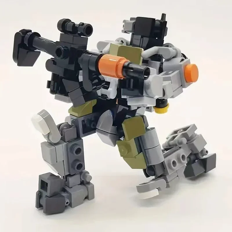 Nuovo 164 Brick Moc Robot Building Kit Blindato Action Figure Building Model Toy Toys For Children'S Birthday Gifts