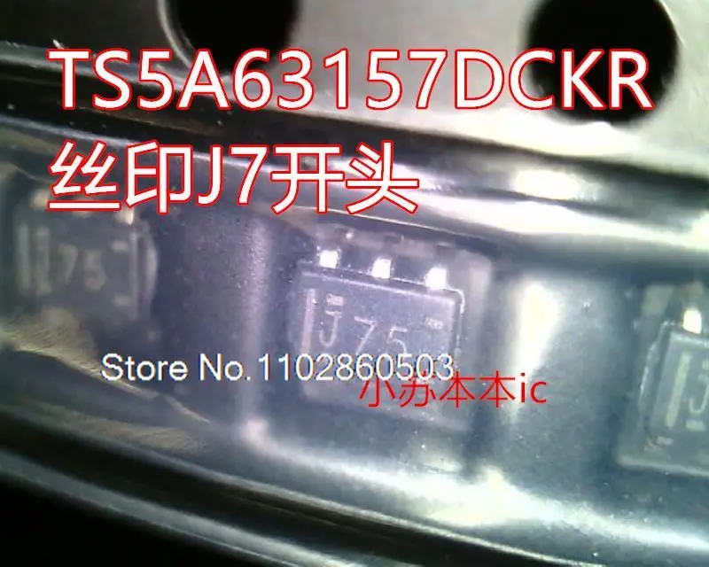 

10PCS/LOT TS5A63157DCKR J7R SC70-5 3