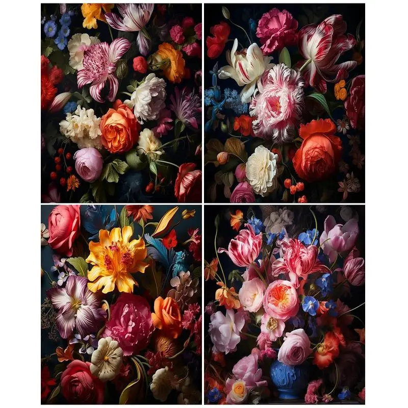 

CHENISTORY Full Square Diamond Painting 5D DIY Diamond Embroidery Flower Art Kits Handmade Gift Decor For Home