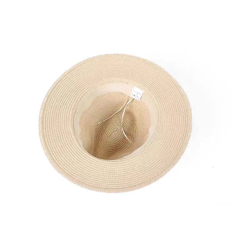 Male Foldable Big Head Straw Hat Panama Summer Outdoors Cowboy Hat Sandy Beach Sun Hats Man Plus Size Fedora 57CM 60CM 64CM