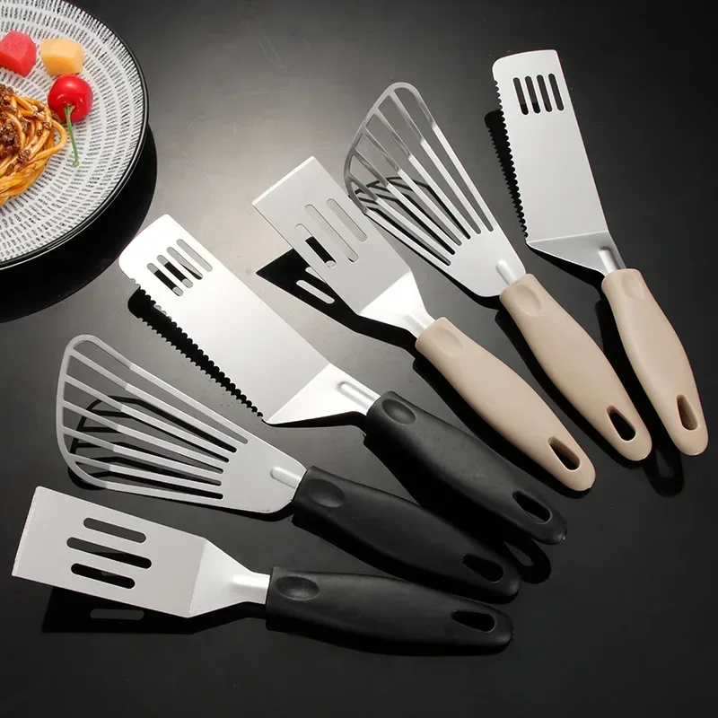 Multi-Size Stainless Steel Fish Spatula Steak Spatula Omelette Small Japanese Cooking Spatulas Kitchen Tools Gadgets pancake spatula
