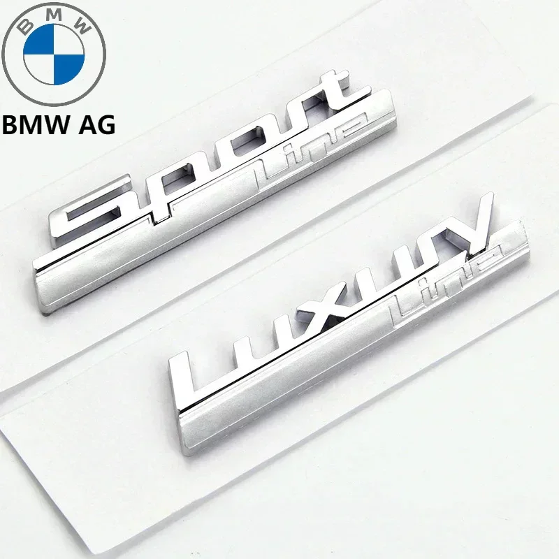 

3D ABS Car Fender Luxury Line Sport Line Logo Emblem Badge Sticker For BMW F10 G30 E46 E39 E36 E90 F30 F31 F20 E60 Accessories