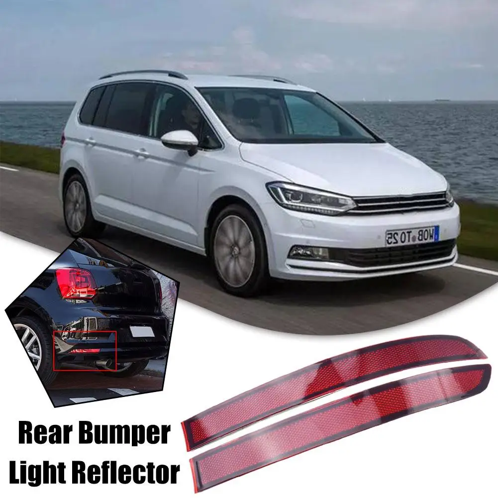 

2 шт., задний бампер для Volkswagen VW Touran 2006 ~ 2010 1T0945105A 1T0945106A