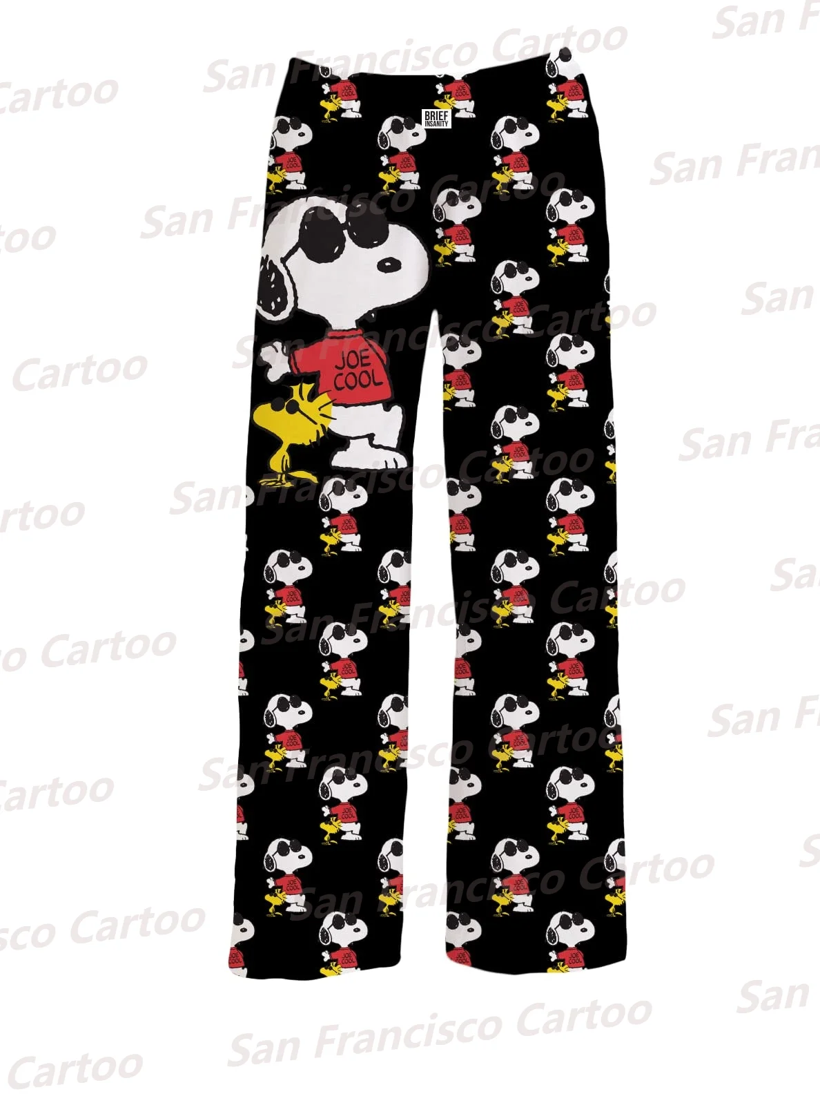 24 New Summer Unisex Snoopy 3D Printed Pajamas Casual Pants KID/Adults Comfortable Lightweight Homewear Quick Drying KID100-6XL 2