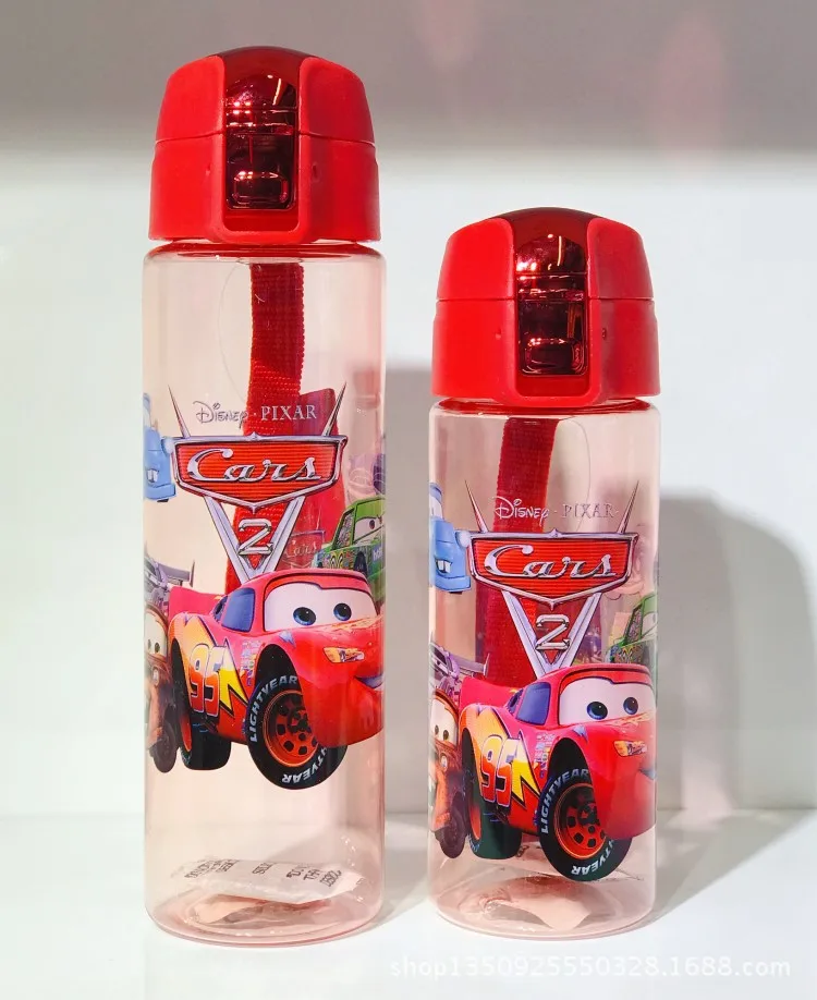 1pcs 350ml-470ml Disney princess children water bottle Frozen Elsa drinking cups boy girl student Mickey mouse summer kettle cup