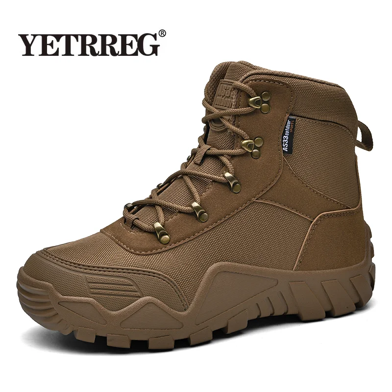 Brand Men Boots Tactical Military Boots Outdoor Hiking Boots Winter Men ...