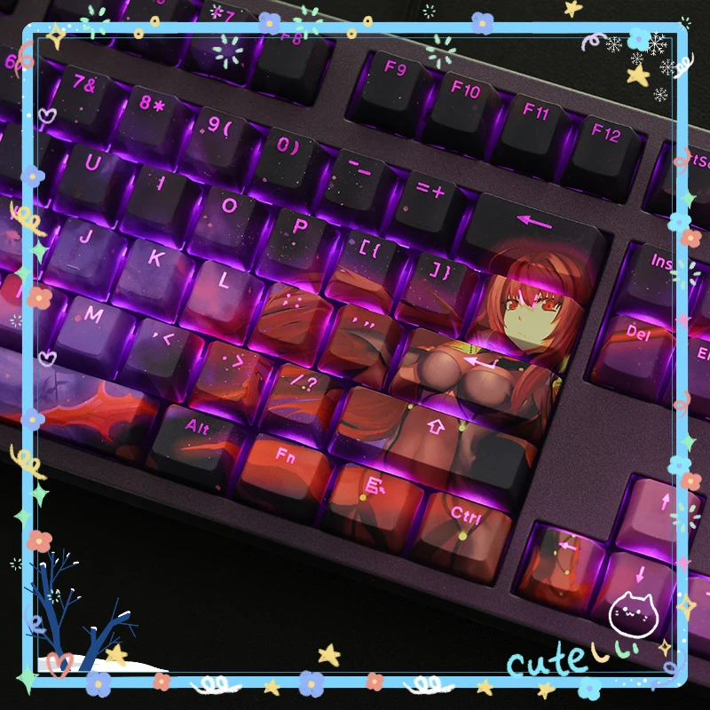 108 Keys/Set Fate/Grand Order Japanese Gaming Anime Custom PBT Dye