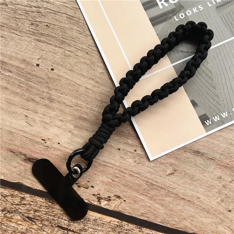 Braided Outdoor Wrist Strap Keychain for Phone and Camera Accessories