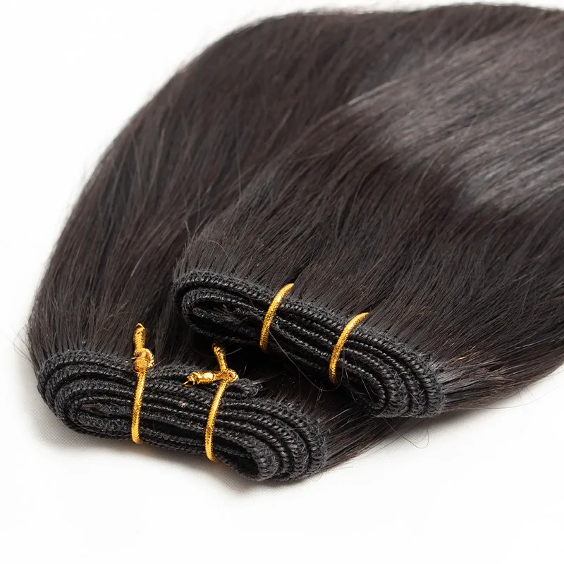 Human hair extensions hair extensions Straight Human Hair Bundles Brazilian Weave 12-24 inch 50g/Bundle
