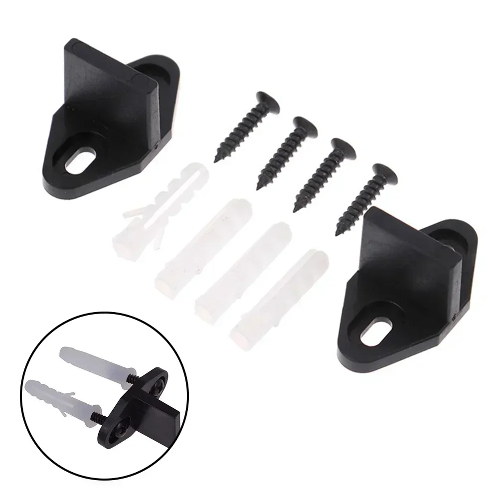 Sliding Door Roller Sliding Barn Door Guide 2pcs Sliding Barn Door Floor Guide Adjustable Stay Roller Bottom Sliding Door Hanger Rail Accessories Furniture Hardware