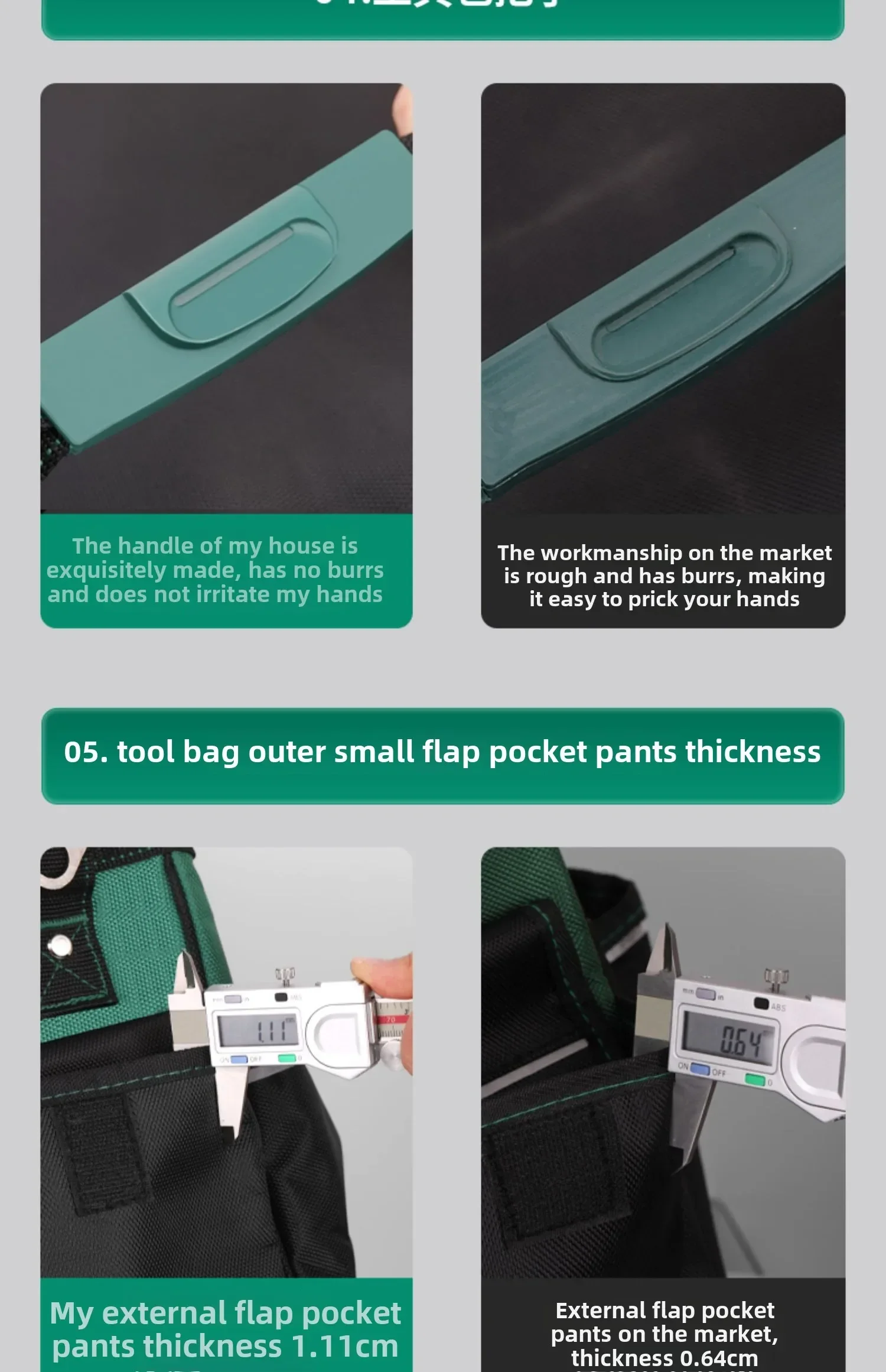 Green Forests' Heavy-Duty Plastic Bottom Tool Kit - Trusted by Electricians for 10 Years | Waterproof and Wear-Resistant 6