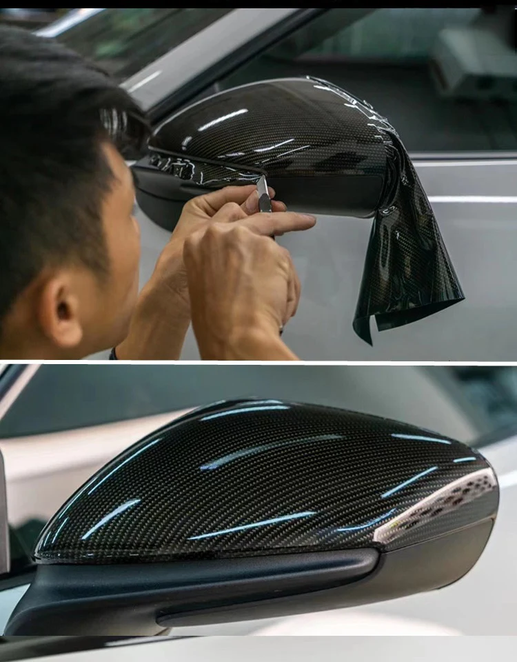 Super Glossy PET 9D Carbon Fiber Vinyl Wrap Film Car Stickers