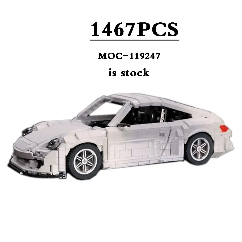 

Classic MOC-119247 Supercar Racing Series, Improved 10295 Car Building Block Toys 1467pcs Kids Christmas Gifts DIY Birthday Gift
