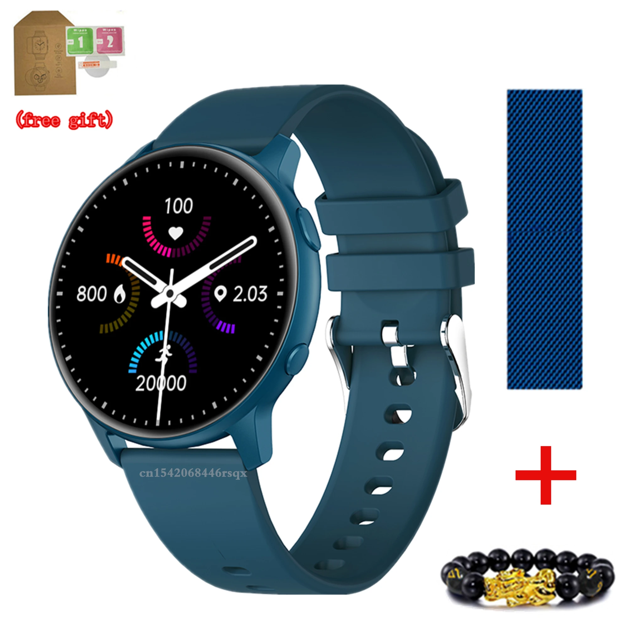 ZL02 Upgraded ZL02 Plus Smart Watch 100+ Watch Dial Heart Rate Blood Pressure Blood Oxygen IP68 Waterproof PK MX1 Android IOS 