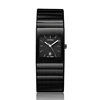 Oupai Square Dial Watch Men's Ceramic Strap 24mm Rectangular Watch Stud Scale Luminous Date Display Simple Casual Fashion Suitab 2