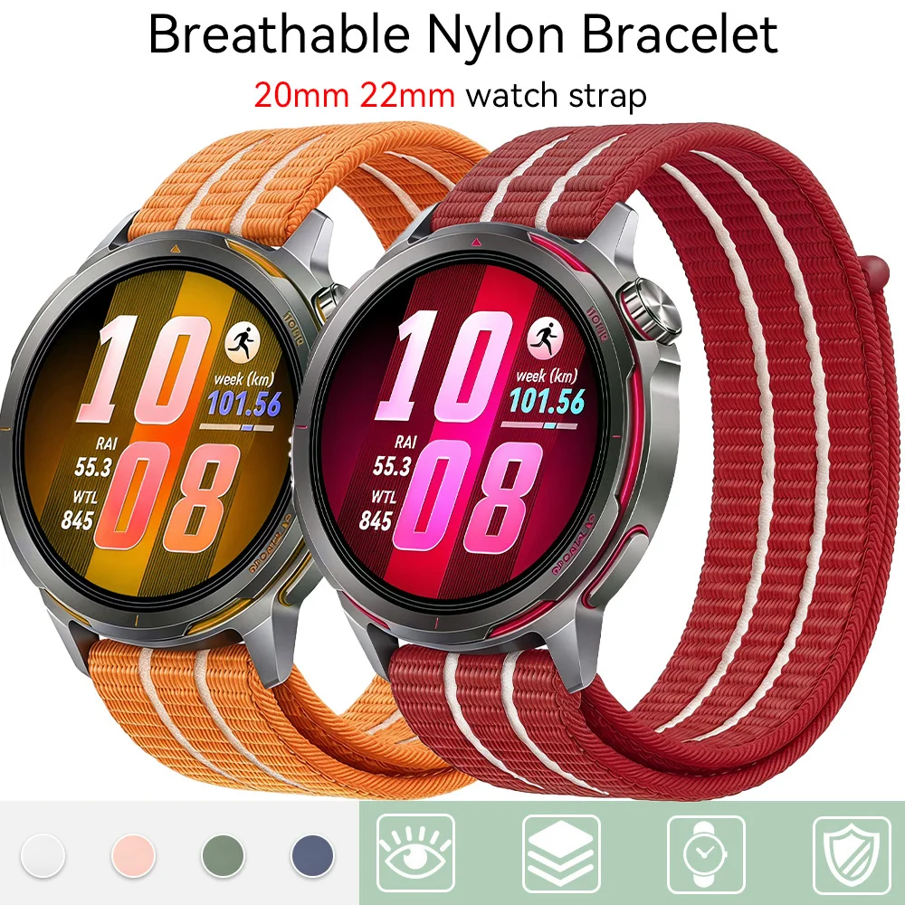 Sport Nylon Breathable Bracelet Strap - 20/22mm