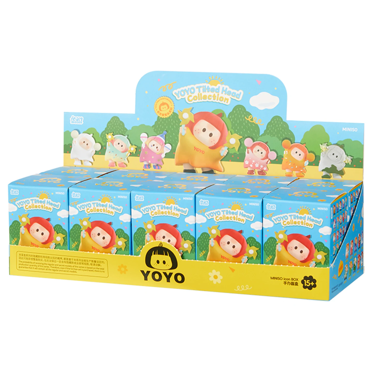 MINISO YOYO フィギュアセット　ICONBOX ブラインドボックス The Genuine Miniso Yoyo Youyou Sauce Cute And Fun Tilting Head