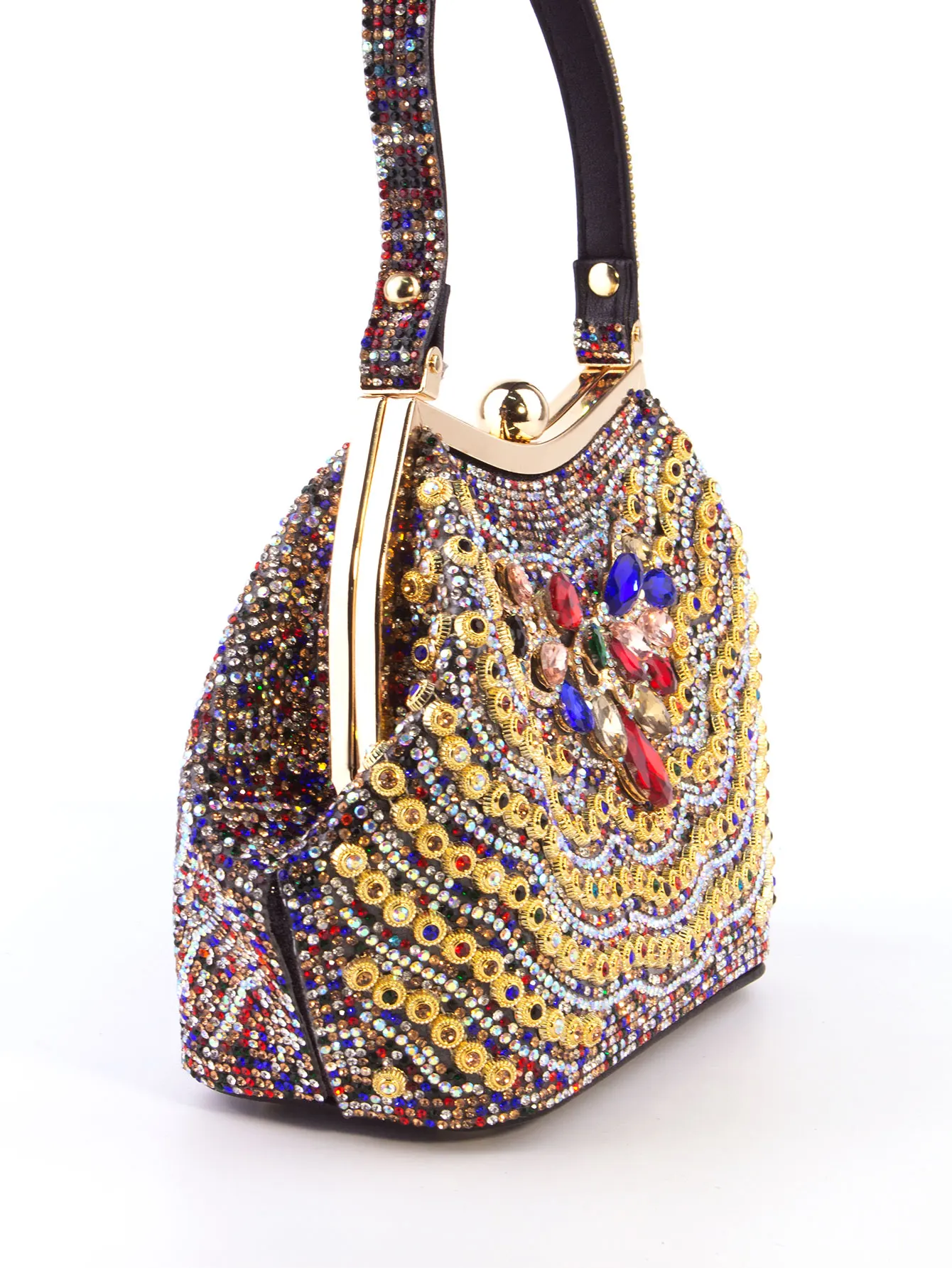 SoulFunk Handbag, Elegant, Exquisite, Quiet Luxury Sequin, Stylish, Luxury, Shiny Simple Fashionable One Shoulder Bag  Evening B