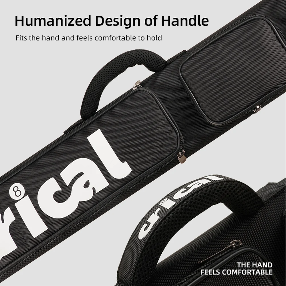 CRICAL Billiard Cue Case 2B4S 6 Holes Large Hard Cue Bag