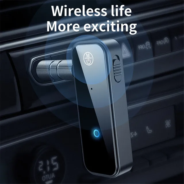 5.0 Bluetooth Audio Receiver Transmitter Mini Stereo Bluetooth AUX USB 3.5mm Jack for TV PC Headphone Car Kit Wireless Adapter 2