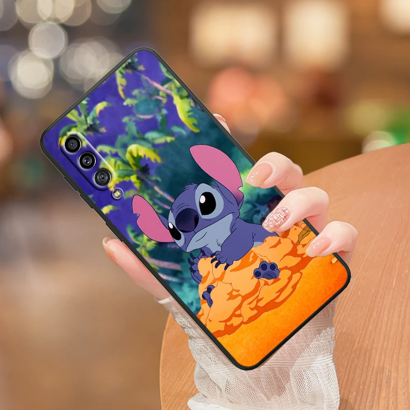 Stitch Abomination Monster For Samsung Galaxy A90 A80 A70 S A60 A50S A30 S A40 S A2 A20E A20 S A10S A10 E Black Phone Case samsung flip phone cute