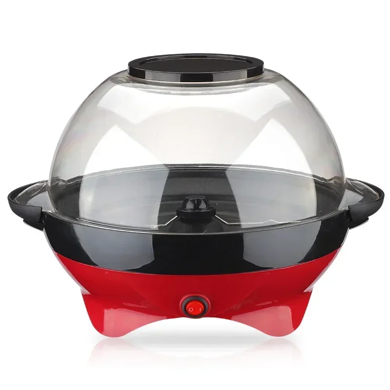 Red Small Round Machine Household Children's Popcorn Machine Electric Refillable And Sugar Adding RH906
