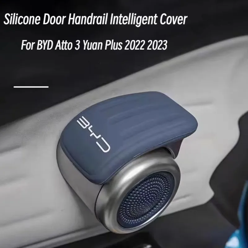 Für BYD Atto 3 Yuan Plus 2022 2023 Türhandlauf Intelligente Abdeckung Speziell Modifizierte Neue Vier Jahreszeiten Silikon Schutz